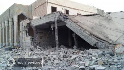 شاهدوا بالصور المركز الثقافي بالحديدة التي استهدفته طائرات التحالف
