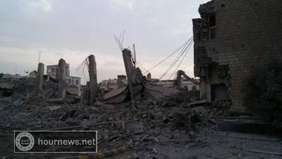 شاهدوا بالصور المركز الثقافي بالحديدة التي استهدفته طائرات التحالف