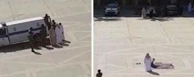 اعتقال سعودي نشر مقطع فيديو من ساحة لتطبيق القصاص (فيديو)