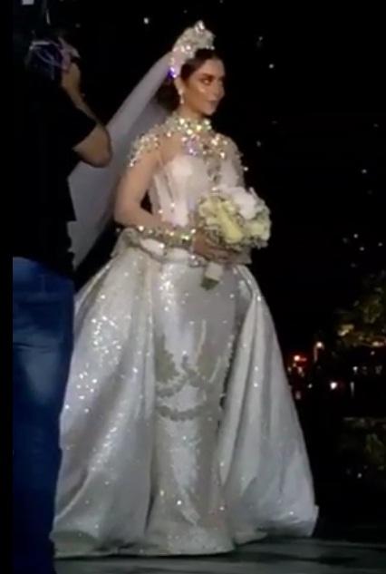 شاهدوا بالفيديو حفل زواج الفنانة اليمنية بلقيس أحمد فتحي من رجل اعمال سعودي