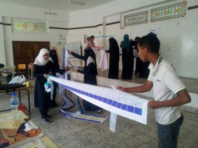(50طالب وطالبة في م/اب يؤسسوا مبادرة تلفت الاانظار)