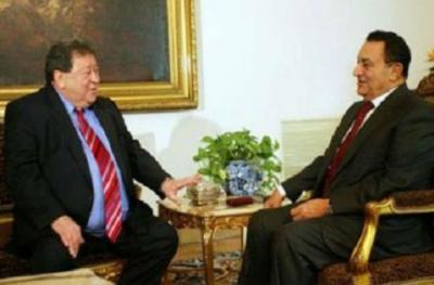 "صديقي وأخي مبارك".. عنوان كتاب لإبن إليعازر عن مبارك