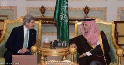 وزير الخارجية السعودي والأمريكي  يناقشان أوضاع اليمن في الرياض 