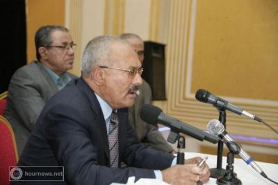 «صالح» يؤكد قدرة اليمن القتال لسنوات والمواجهة ستكون على الأرض « والمجلس السياسي »يمثل اليمن برأس لا رأسين.  