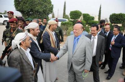 ماذا قالوا عن زيارة الرئيس هادي الى عمران ؟