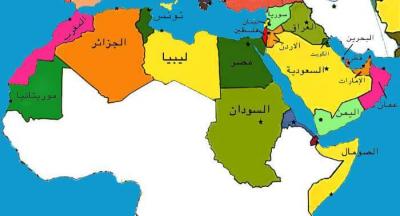 تقسيم الدول العربيه