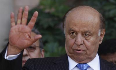 هادي غادر عدن مع البعثة الديبلوماسية السعودية مع تقدم الحوثيين