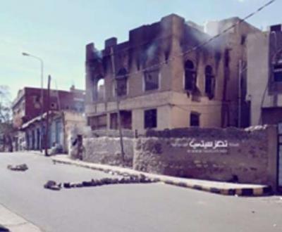 معارك عنيفة بإستخدام قذائف الـ "اربي جي" ومدافع "الهاون" وسط تعز ونزوح جماعي للسكان 