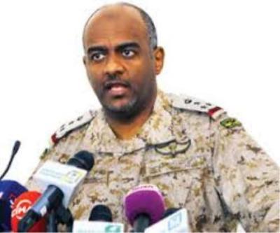 عسيري في تهديد جديد لإلغاء الهدنة: صبر التحالف على خروقات الحوثيين لن يطول