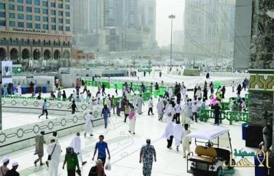 السعودية : توفر خدمة (wi-fi) في ساحات المسجد الحرام