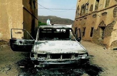 انفجار عنيف لسيارة مفخخة تستهدف إدارة أمن البيضاء
