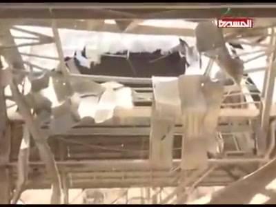 تقرير مصور لإستهداف طائرات التحالف مصنع اسمنت عمران