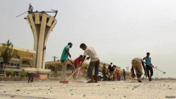 وزراء من حكومة عبد ربه منصور هادي يعودون إلى عدن