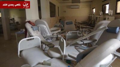صور مؤلمة بمستشفى الجمهورية بعدن والاهالي يناشدون سرعة التأهيل
