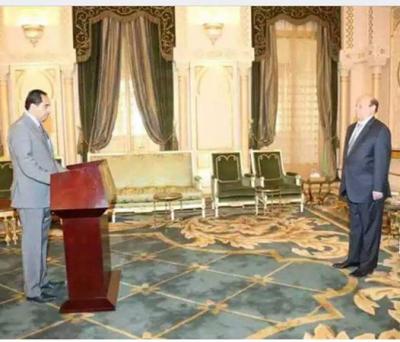 ثلاثة وزراء جدد يؤدون اليمين الدستوري امام هادي