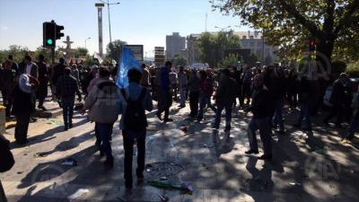 إنفجار عنيف يهز العاصمة التركية "انقرة" وعشرات القتلى والجرحى - احصائية + فيديو