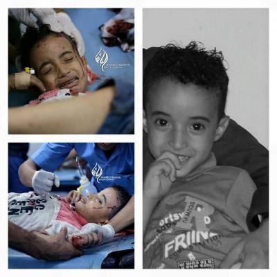 شاهد صورة مؤلمة.. صديق الطفل فريد صاحب صرخة #لا_تقبروناش يدفن صديقه