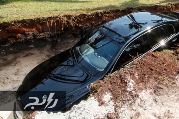 صور مليونير برازيلي يدفن سيارته الفاخرة تحت التراب..السبب سيصدمك!