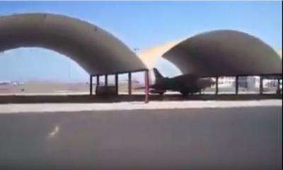 اول تسجيل مرئي يوثق اللحظات الاولى لدخول الحوثيين لقاعدة العند