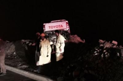 شاهد بالصور.. إنقاذ يمني ونجله في السعودية من موت محقق