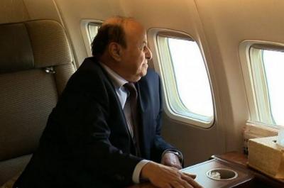 هادي سيغادر عدن متجهاً إلى هذه الدولة