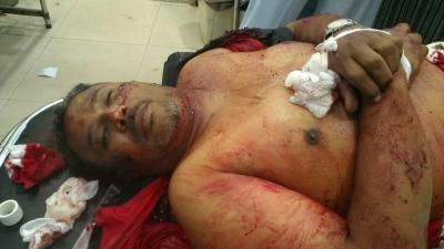 شاهد اول صورة للمسئول الامني الرفيع بمطار عدن عقب إغتيالهِ صباح اليوم