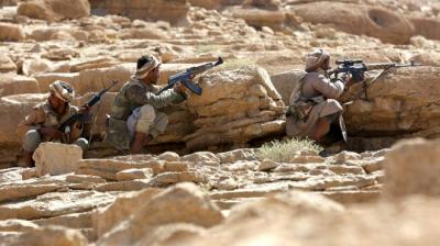 الحوثيون يتصدون لزحف قوات من المقاومة نحو صنعاء باسناد جوي