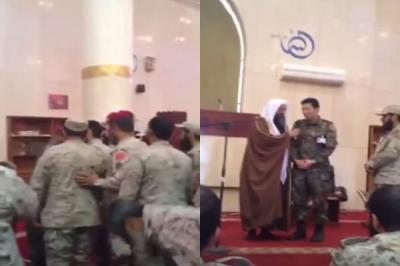 بالفيديو: ضابط كوري يعلن إسلامهُ في احد المعاهد الكبرى في السعودية