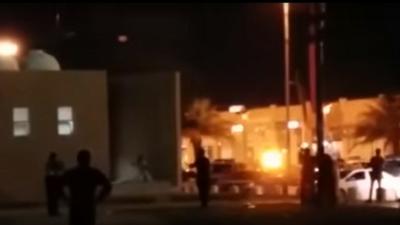 إستنفار امني وحالة الطوارئ تسود المنطقة.. الإشتباه بشخص يحمل حزاماً ناسفاً بالسعودية (فيديو)