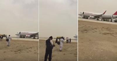 هبوط اضطراري لطائرة بمطار الملك خالد بالرياض وإعلان حالة الطوارئ