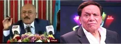 بالفيديو : عادل إمام يتحدى علي عبدالله صالح
