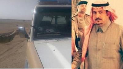 لأول مرة وبالصور : مسلحون مجهولون يغتلون ضابطاً كبيراً في الجيش السعودي بالسعودية