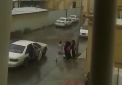 شاهد فيديو لشاب يعتدي بوحشية على فتاة بالسعودية