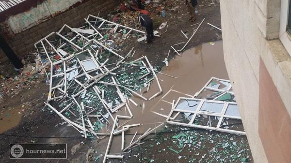 مصدر يكشف بالصورة تفاصيل ما حدث قبل قليل في احد احياء العاصمة صنعاء