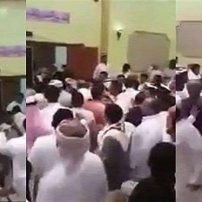 بالفيديو.. مضاربة عنيفة تحول حفل زواج يمني بجدة إلى حلبة مصارعة
