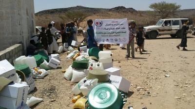 تدشين الحملة الإغاثية الأولى لإغاثة النازحين والمتضررين في محافظة مأرب