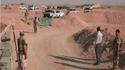 الحشد الشعبي العراقي يجري مناورات عسكرية بالذخيرة الحية قرب الحدود السعودية