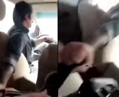 «شاهد» فتاة سعوديّة تصور مقطع فيديو لسائق يتحرش بها!