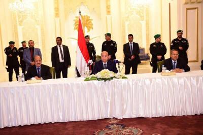 هذا ما قاله الرئيس هادي اليوم في الاجتماع الموسع لمستشارية واعضاء مجلسي النواب والشورى بالعاصمة السعودية الرياض (النص كاملا)