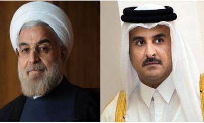 امير قطر الشيخ تميم بن حمد يوجه صفعة جديدة للسعودية ويهنئ روحاني برئاسة إيران لولاية ثانية