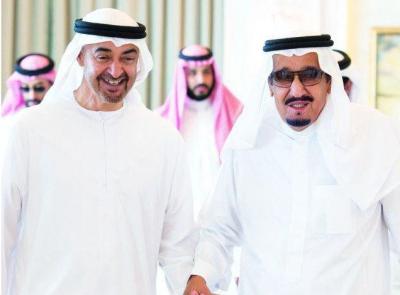 مصدر سعودي: بن زايد  يبحث بالسعودية غدا تطورات أوضاع المنطقة وخاصة اليمن
