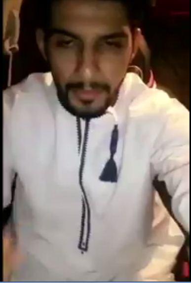 شاهد كيف تعامل حرس الحدود السعودي مع مواطن عماني حاط صورة تميم على سيارته