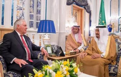 الملك سلمان لوزير الخارجية الأمريكي: أنا ابني خالد معين سفيرا في أمريكا تسبب جدلا واسعا بمواقع التواصل (فيديو)