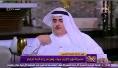 شاهد وزير الخارجية البحريني وهو يتهم قطر بإرسال الاحداثيات للحوثيين وعلاقتهم بعملية مقتل الاماراتيين في مأرب