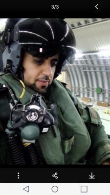 اليمن : شاهد صور الطيار السعودي الذي قتل جراء سقوط طائرته في أبين