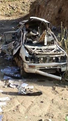 ناطق جماعة الحوثي يكشف بالصور تفاصيل الغارات الجوية السعودية اليوم على افلح اليمن بحجة