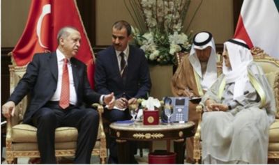 خوفا من نفس مصير قطر تقارب كويتي تركي كبير (اردوغان بالكويت وتوقيع عدة اتفاقيات)