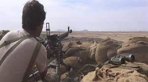الجوف:قوات الجيش تصد هجوماً شنه الحوثيون في  جبهة الجدافر شرقي الحزم 