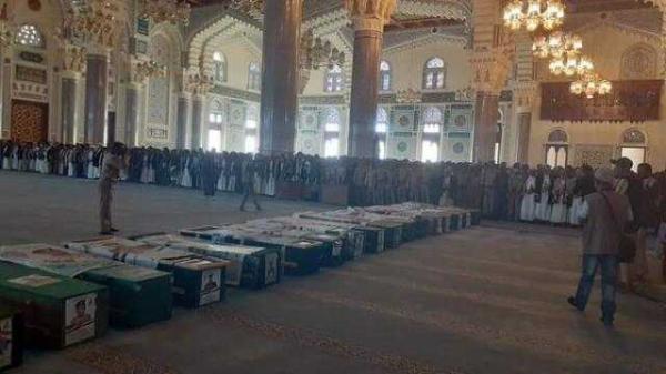 جماعة الحوثي تشيع عدد من قادتها الذين قتلوا في الجبهات (اسماء)
