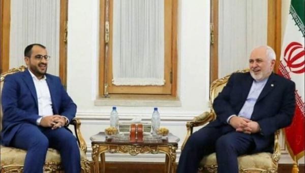 "ظريف"يلتقي بناطق جماعة الحوثي "محمد عبدالسلام"في مسقط